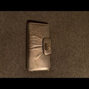 Coach gold wallet
